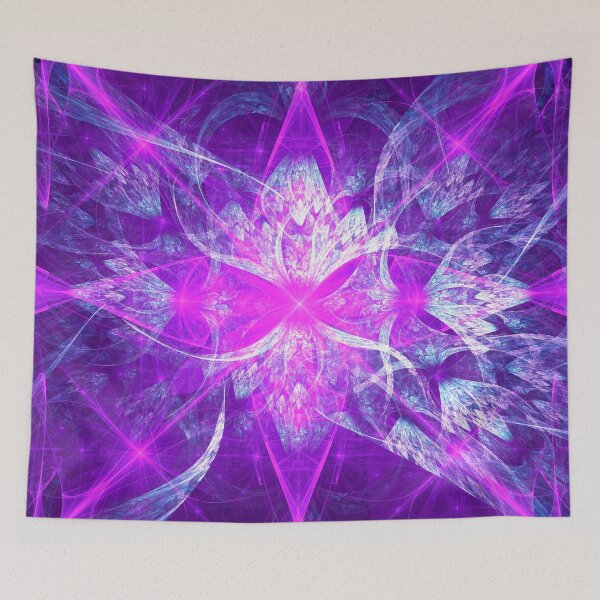Item preview, Infinite Flowers of the Purple Gods | Fractal Art by Douglas James designed and sold by SirDouglasFresh.