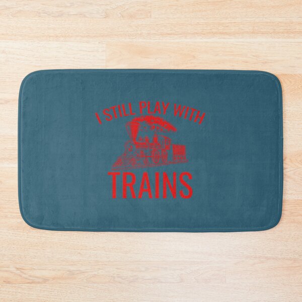 Item preview,  I Still Play With Trains, Funny Train, Railway Enthusiast, railfan, train lover design designed and sold by DesignHouse07.