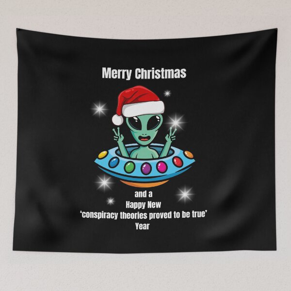 Item preview, Conspiracy Theorist Merry Christmas  designed and sold by Imemewell.