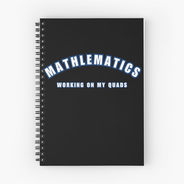 Item preview, Mathletics Working On My Quads designed and sold by SabAlgoRhythm.