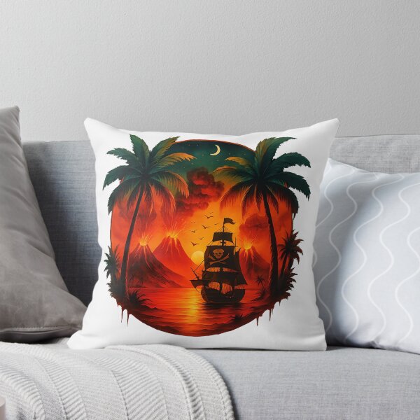 Item preview, Bay of Burning Volcanoes designed and sold by Les-Ink-Studio.