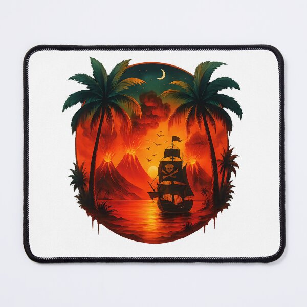 Item preview, Bay of Burning Volcanoes designed and sold by Les-Ink-Studio.