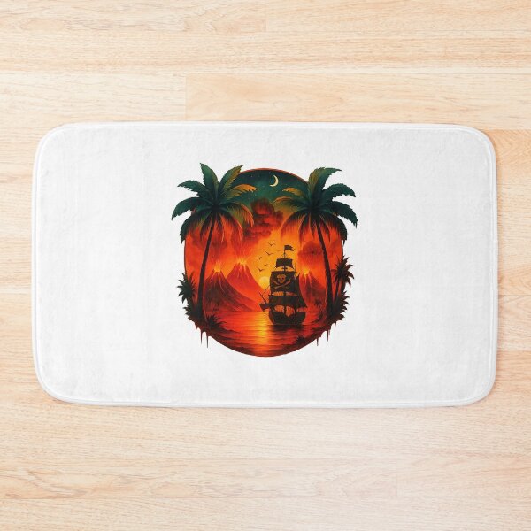 Item preview, Bay of Burning Volcanoes designed and sold by Les-Ink-Studio.