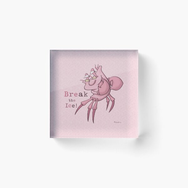 Item preview, Pink Writer Crab’s Playful Ice-Break designed and sold by Pink Writer.