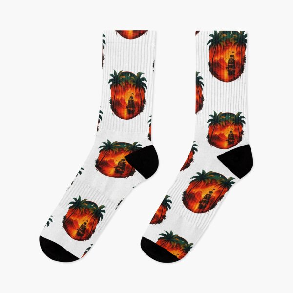Item preview, Bay of Burning Volcanoes designed and sold by Les-Ink-Studio.