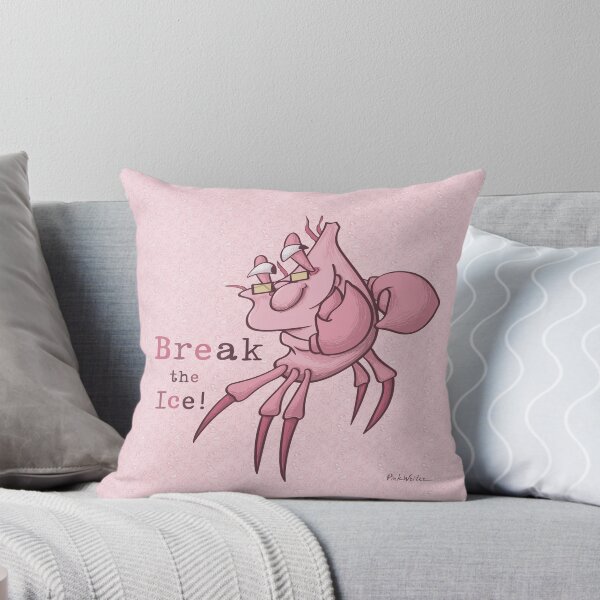 Item preview, Pink Writer Crab’s Playful Ice-Break designed and sold by Pink Writer.