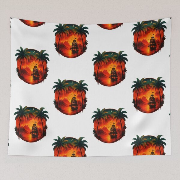Item preview, Bay of Burning Volcanoes designed and sold by Les-Ink-Studio.