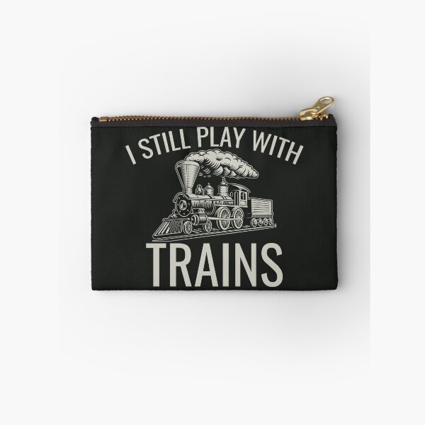 Item preview, I Still Play With Trains, Funny Train, Railway Enthusiast, railfan, train lover design designed and sold by DesignHouse07.