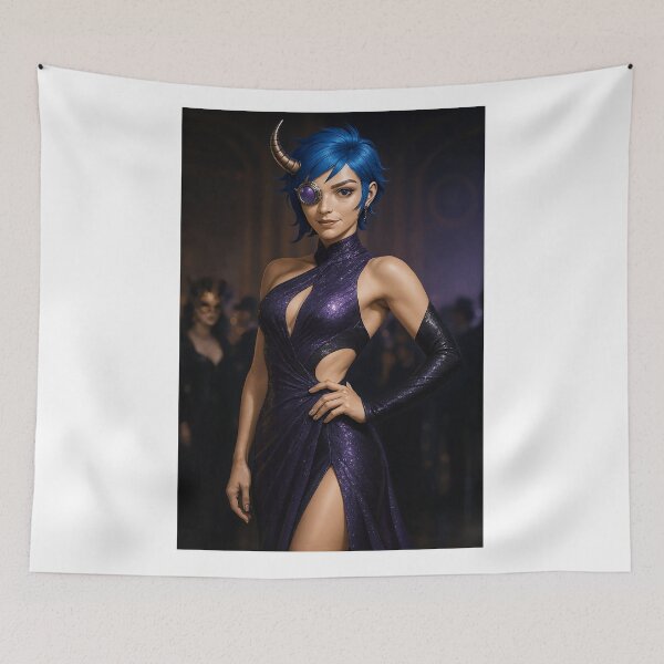 Item preview, Cipher Thorne purple people eater   designed and sold by CathryneDelamort.