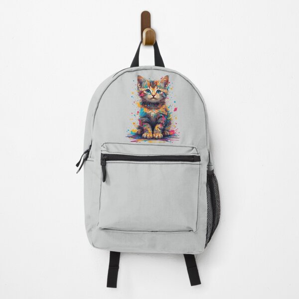 Item preview, Color Splash Kitten – Vibrant Artistic Cat Portrait designed and sold by Lumive.