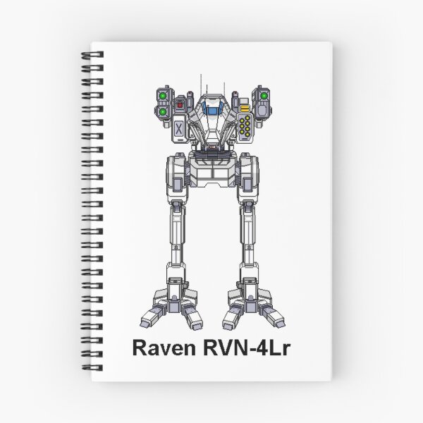 Item preview, Raven RVN-4Lr (White) - Inner Sphere BattleMech designed and sold by DagleysDesigns.