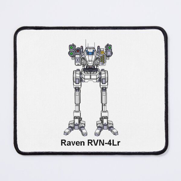 Item preview, Raven RVN-4Lr (White) - Inner Sphere BattleMech designed and sold by DagleysDesigns.