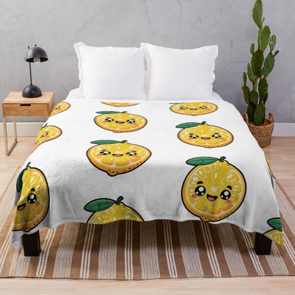 Item preview, Happy Kawaii Lemon — Cute and Vitamin-Packed Fruit designed and sold by drchzak.