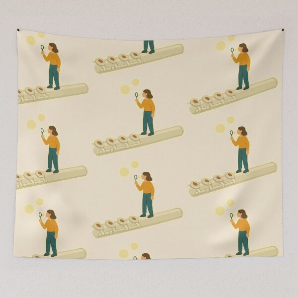 Item preview, Flute Bubbles – Tiny Melodies in the Air designed and sold by Tiny Joy World.
