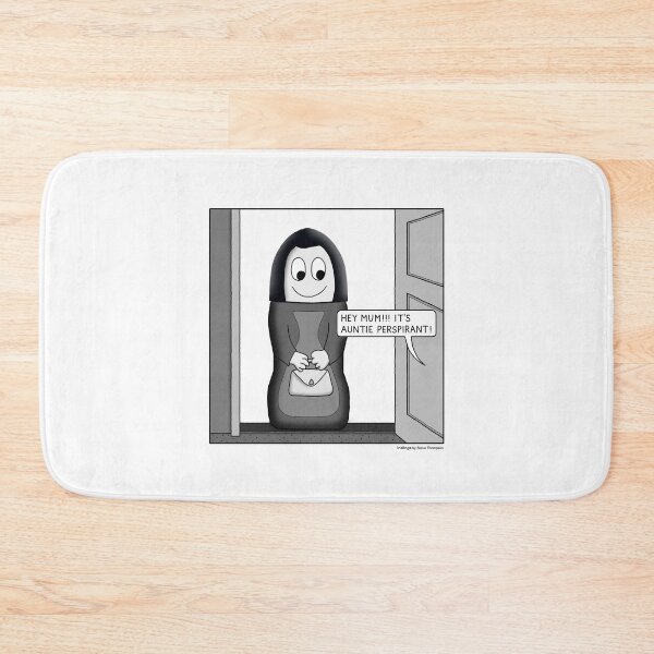 Item preview, Auntie Perspirant comes to visit designed and sold by Inklings cartoons.