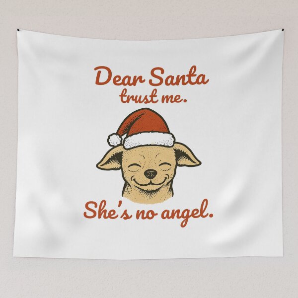Item preview, chihuahua christmas Dear Santa quote designed and sold by Meandmyshop.