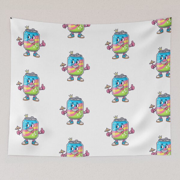Item preview, Kawaii Cool Can — Fun and Colorful Drink designed and sold by drchzak.