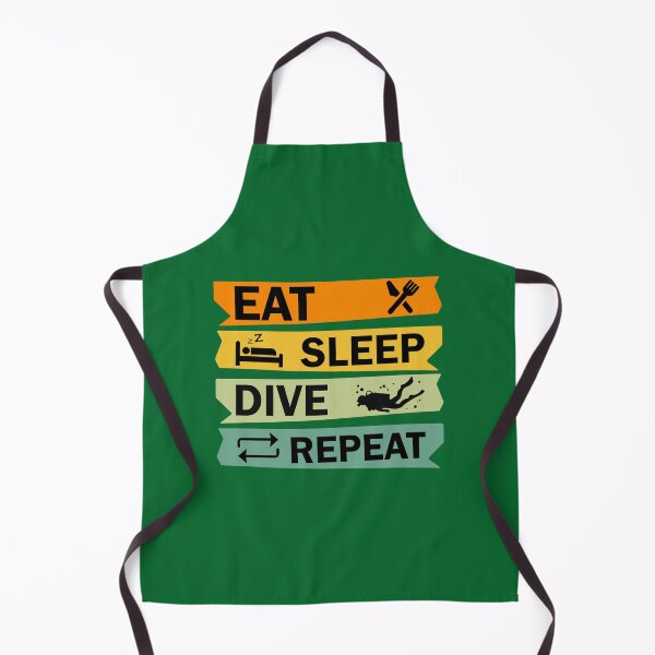 Item preview, Comer, dormir, bucear, repetir. Cita divertida sobre buceo. Buceo. Buceador. designed and sold by DesignHouse07.