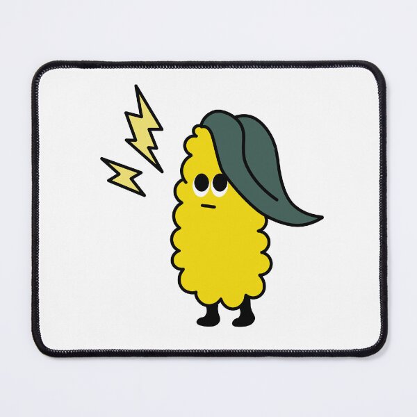 Item preview, Cute Cool Corn with Lightning Bolts | Funny Kawaii Vegetable Design designed and sold by mariekawaii.