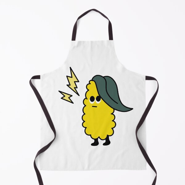Item preview, Cute Cool Corn with Lightning Bolts | Funny Kawaii Vegetable Design designed and sold by mariekawaii.