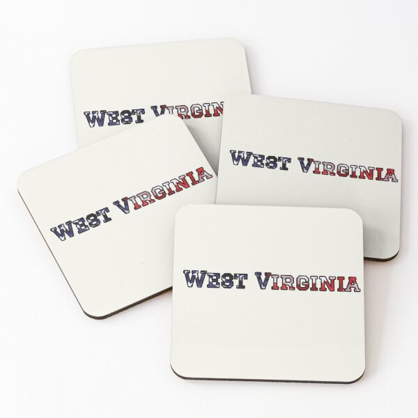 Item preview, West Virginia USA Flag Typography – Patriotic Stars and Stripes American Pride Design designed and sold by Long Family Gifts.