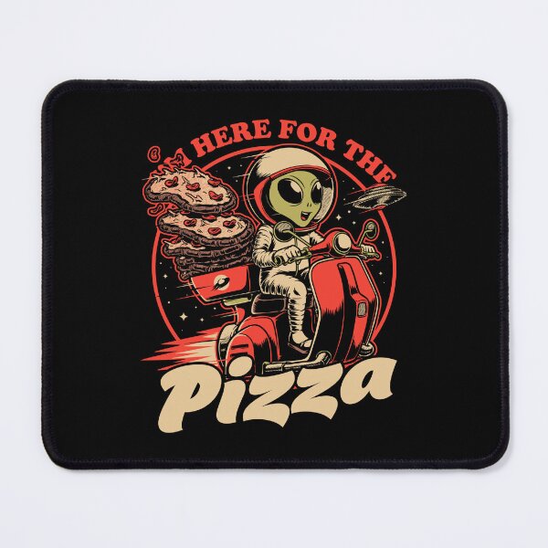 Item preview, Space Pizza Delivery - Vintage Extraterrestrial Pizza designed and sold by Studio Mootant.