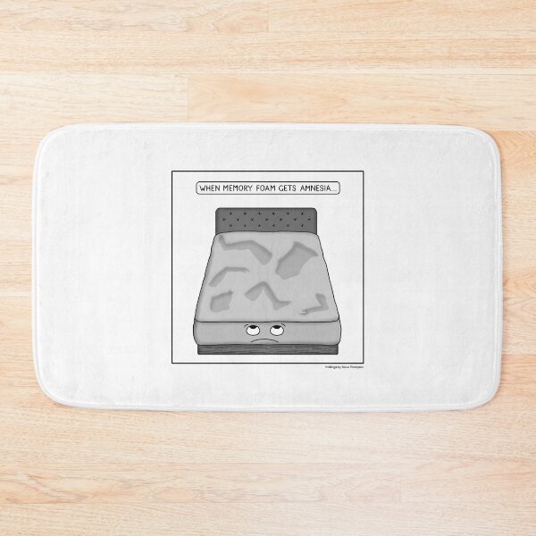 Item preview, Memory foam with amnesia designed and sold by Inklings cartoons.
