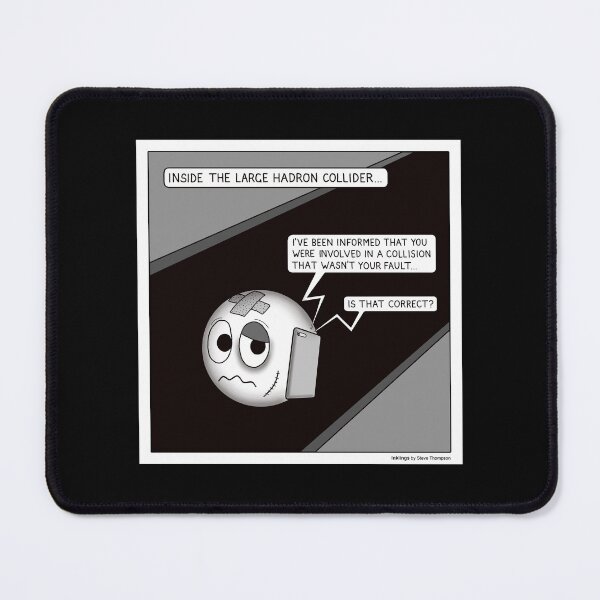 Item preview, Large Hadron Collider collision designed and sold by Inklings cartoons.