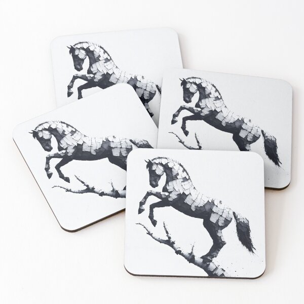 Item preview, Birchbark Horse, Ai Generated Art  designed and sold by ACC .