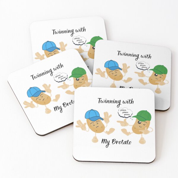 Item preview, Twinning with My Brotato | Cute Kawaii Spud Brothers Design designed and sold by MyGreenTree.