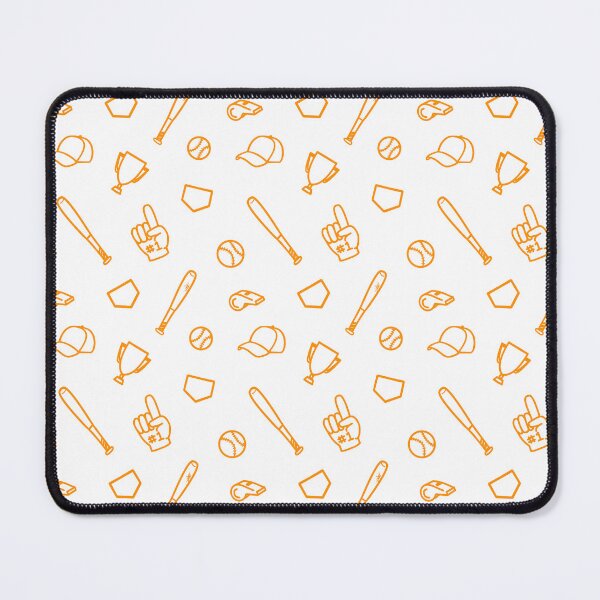 Item preview, Baseball Theme, Fan Pattern. Yellow/Orange designed and sold by ClearAndHappy.