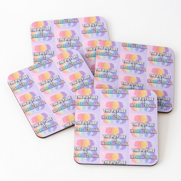 Item preview, The Future is Intersectional – Feminist Equality & Diversity Pastel Design designed and sold by RantyPanda.