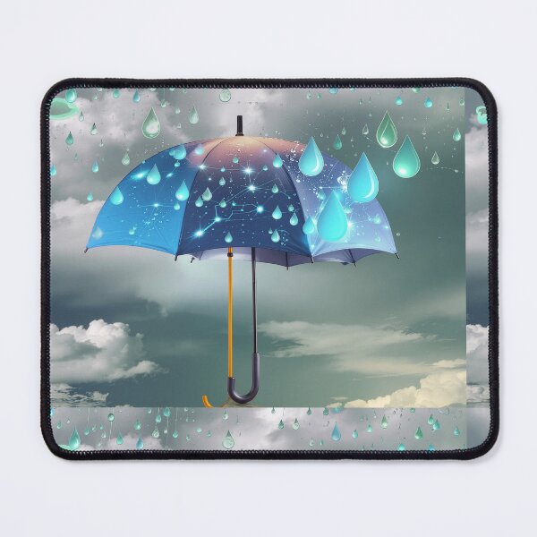 Item preview, Rain with umbrella designed and sold by Karen Persephone .