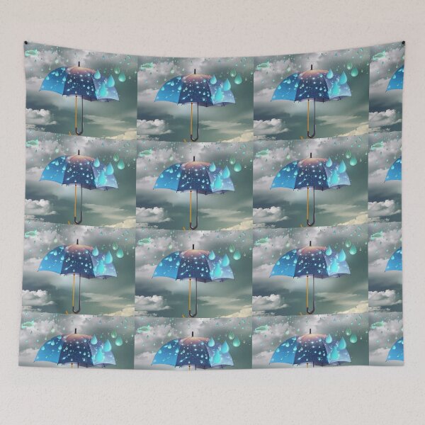 Item preview, Rain with umbrella designed and sold by Karen Persephone .