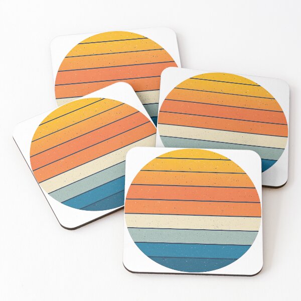 Item preview, Retro Sunset Gradient Circle Design  designed and sold by ArtfulWeave.