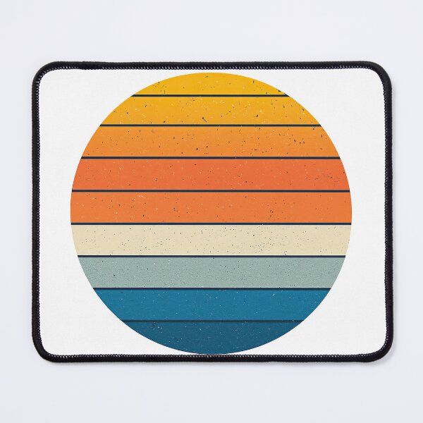 Item preview, Retro Sunset Gradient Circle Design designed and sold by ArtfulWeave.