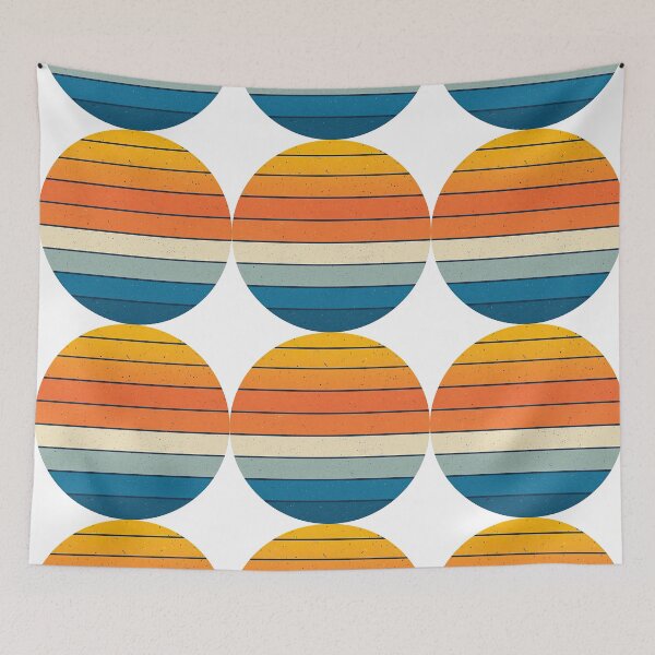 Item preview, Retro Sunset Gradient Circle Design  designed and sold by ArtfulWeave.