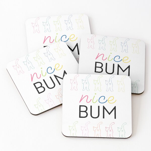 Item preview, Nice Bum Funny Cat Butt Art designed and sold by SaltedBeachPaperie.