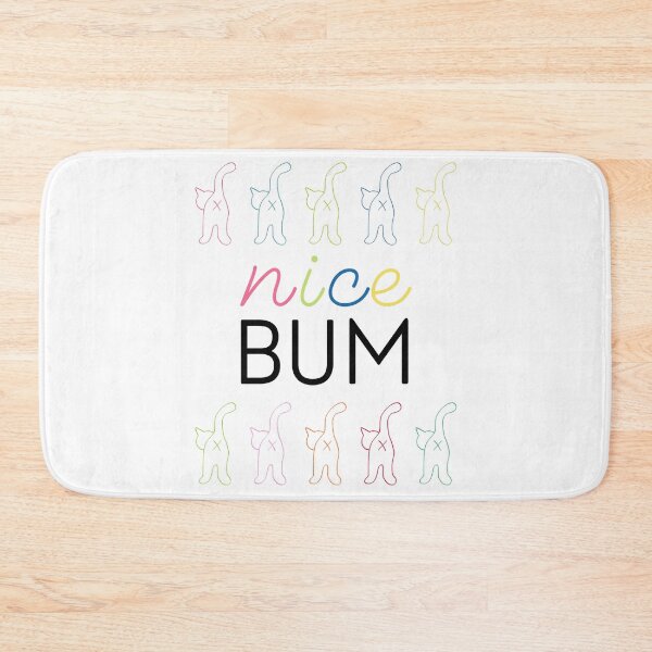 Item preview, Nice Bum Funny Cat Butt Art designed and sold by SaltedBeachPaperie.
