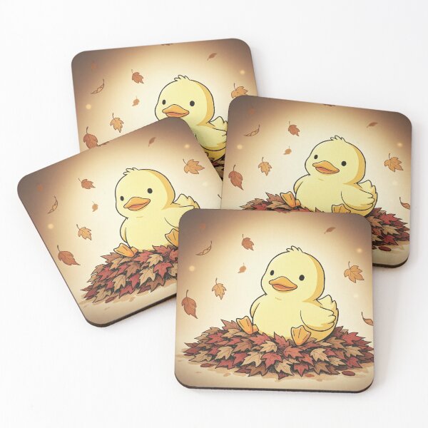 Item preview, Ducklings in a bath of leaves designed and sold by LilithsDesires.