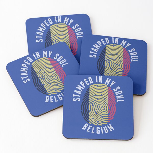 Item preview, Proud Belgian Heritage Fingerprint Art for Patriotic Souls designed and sold by chrisrivait.