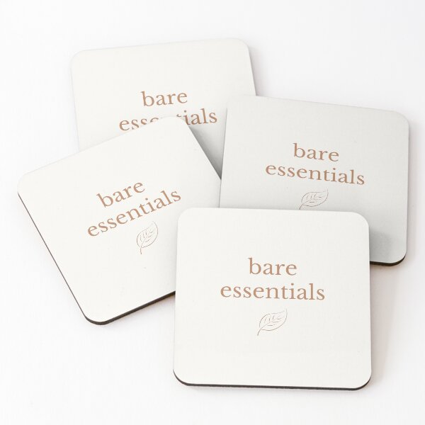 Item preview, Bare Essentials | Minimal Leaf Quote | Neutral Aesthetic Typography designed and sold by DailyVibesMerch.
