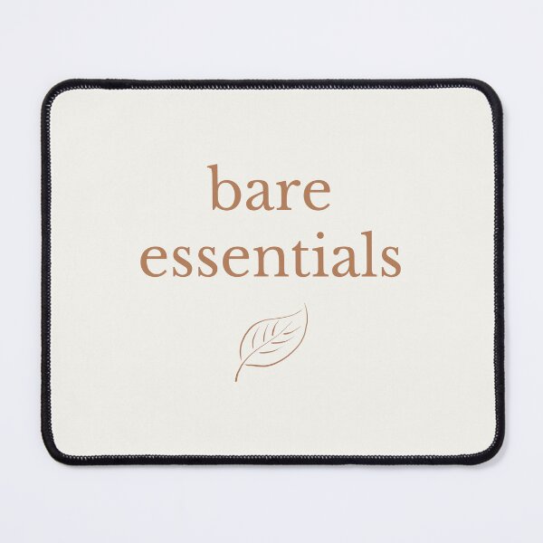 Item preview, Bare Essentials | Minimal Leaf Quote | Neutral Aesthetic Typography designed and sold by DailyVibesMerch.