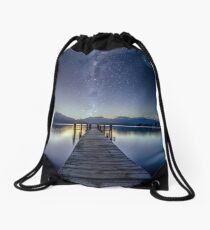 Lake Te Anau Milky Way Drawstring Bag