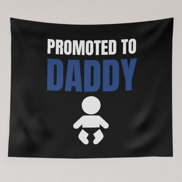 Item preview, Promoted To Daddy - New Father designed and sold by Superhero Gear.
