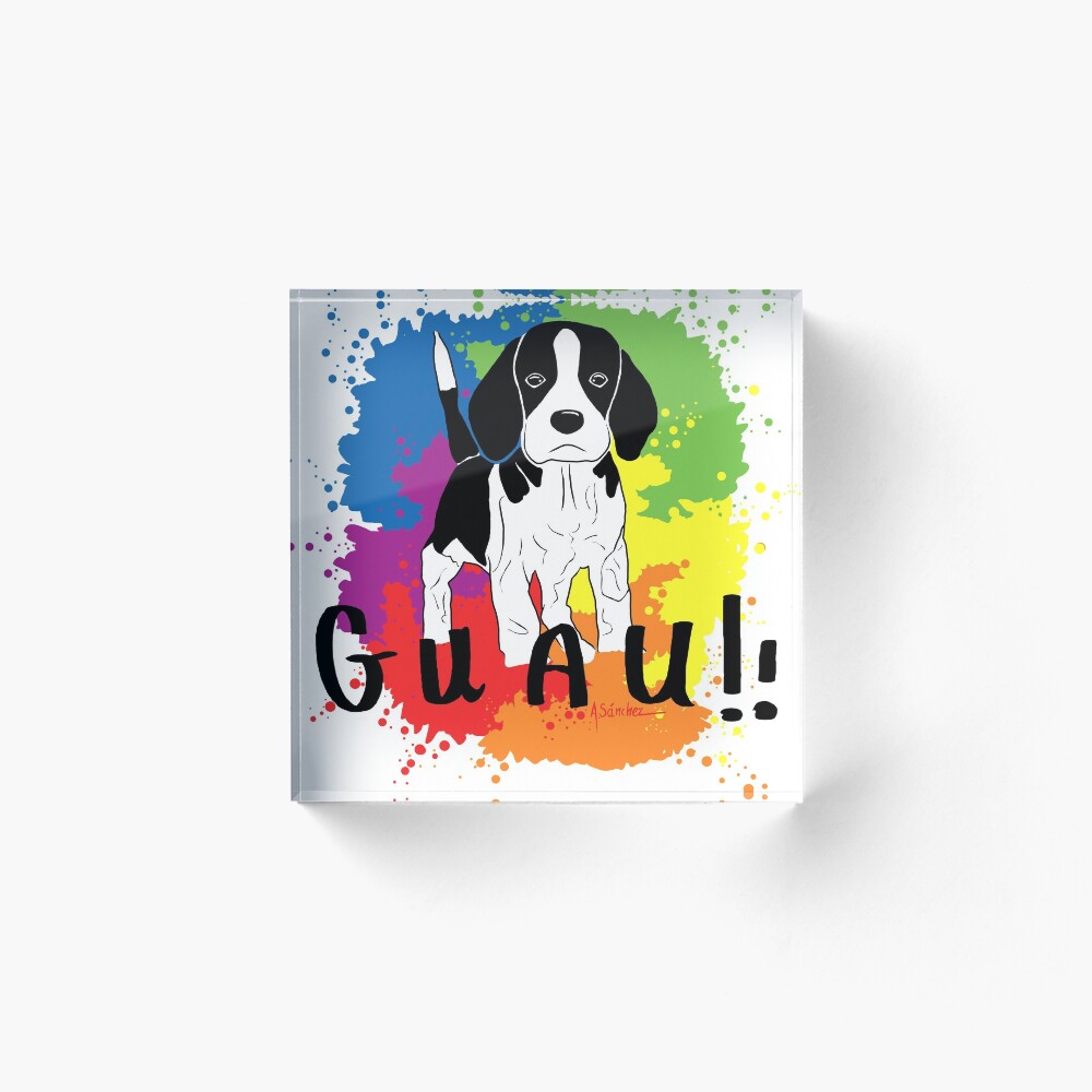 Beagle Breed Dog Acrylic Block