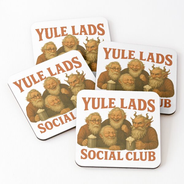 Item preview, Yule Lads Social Club — Vintage Nordic Folklore Mischief designed and sold by POD DYNASTY | Original Print On Demand T-Shirt Graphics.