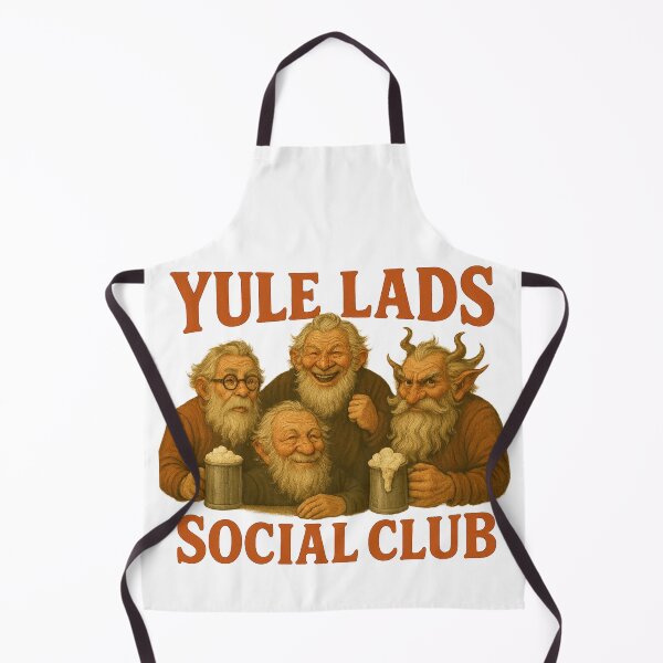 Item preview, Yule Lads Social Club — Vintage Nordic Folklore Mischief designed and sold by POD DYNASTY | Original Print On Demand T-Shirt Graphics.