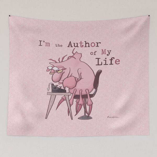 Item preview, Pink Writer Crab’s Life-Writing Joy designed and sold by Pink Writer.