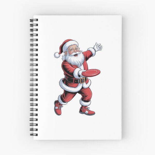 Item preview, Christmas Santa claus playing disc golf  designed and sold by SOUFIANE1991.